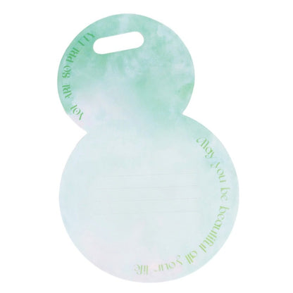 Suport rotund pentru flori - verde deschis (set 10 buc)