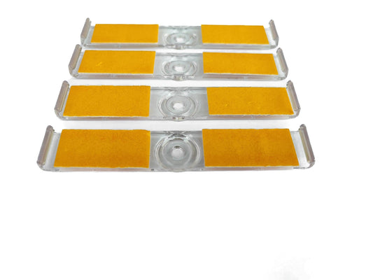 Set suporti Slim Transparenti pentru placute inmatriculare