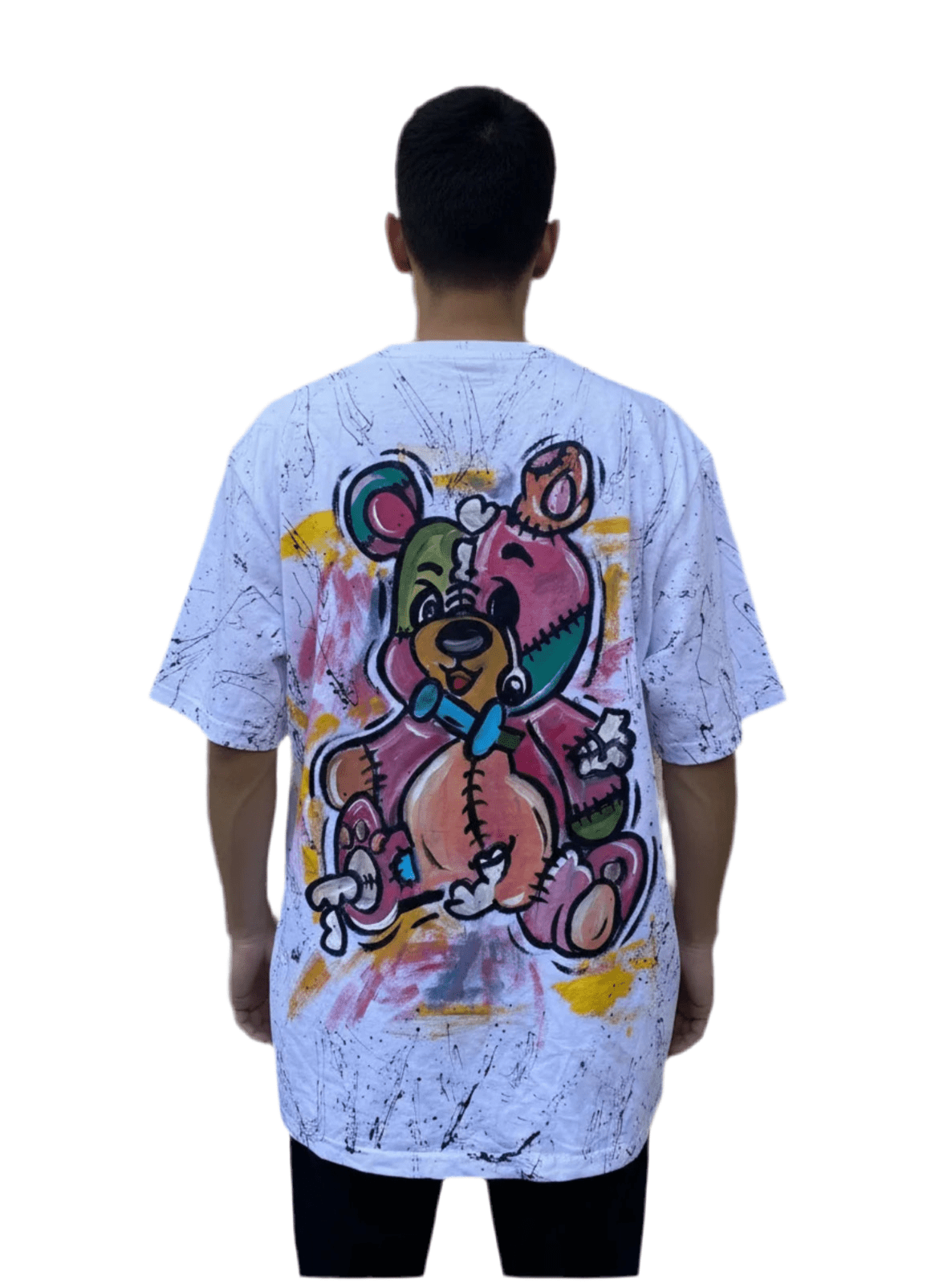 Teddy Bear t shirt Handpainted