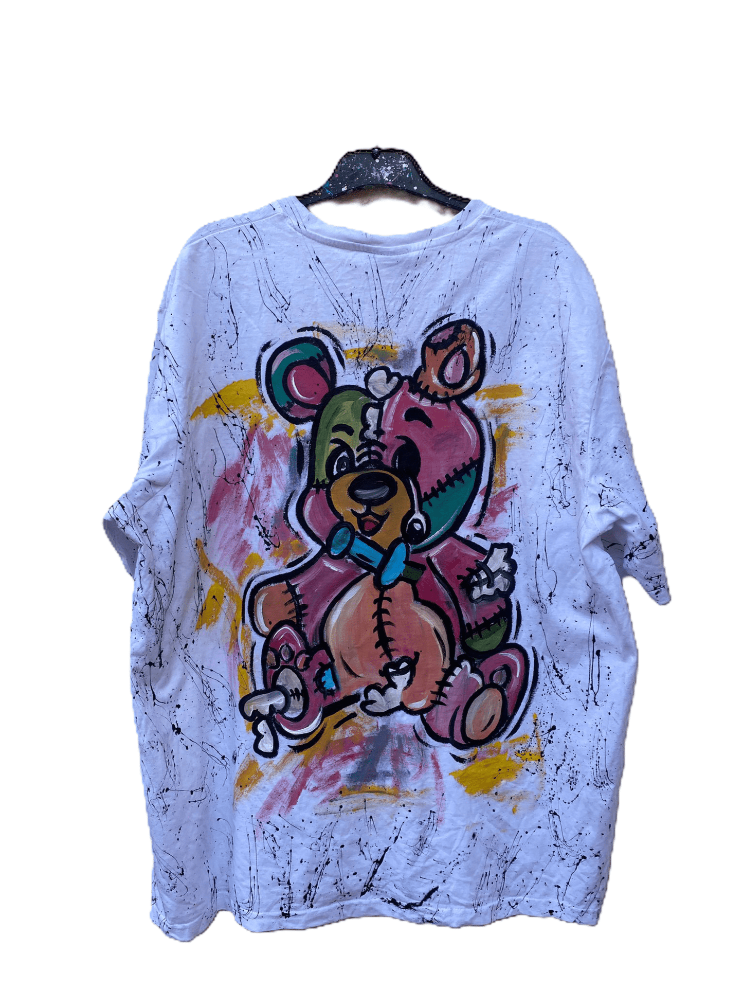 Teddy Bear t shirt Handpainted