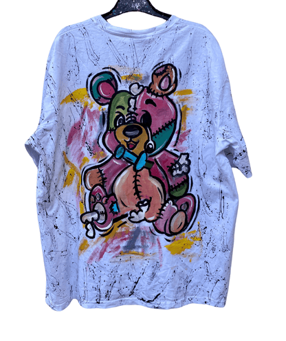 Teddy Bear t shirt Handpainted