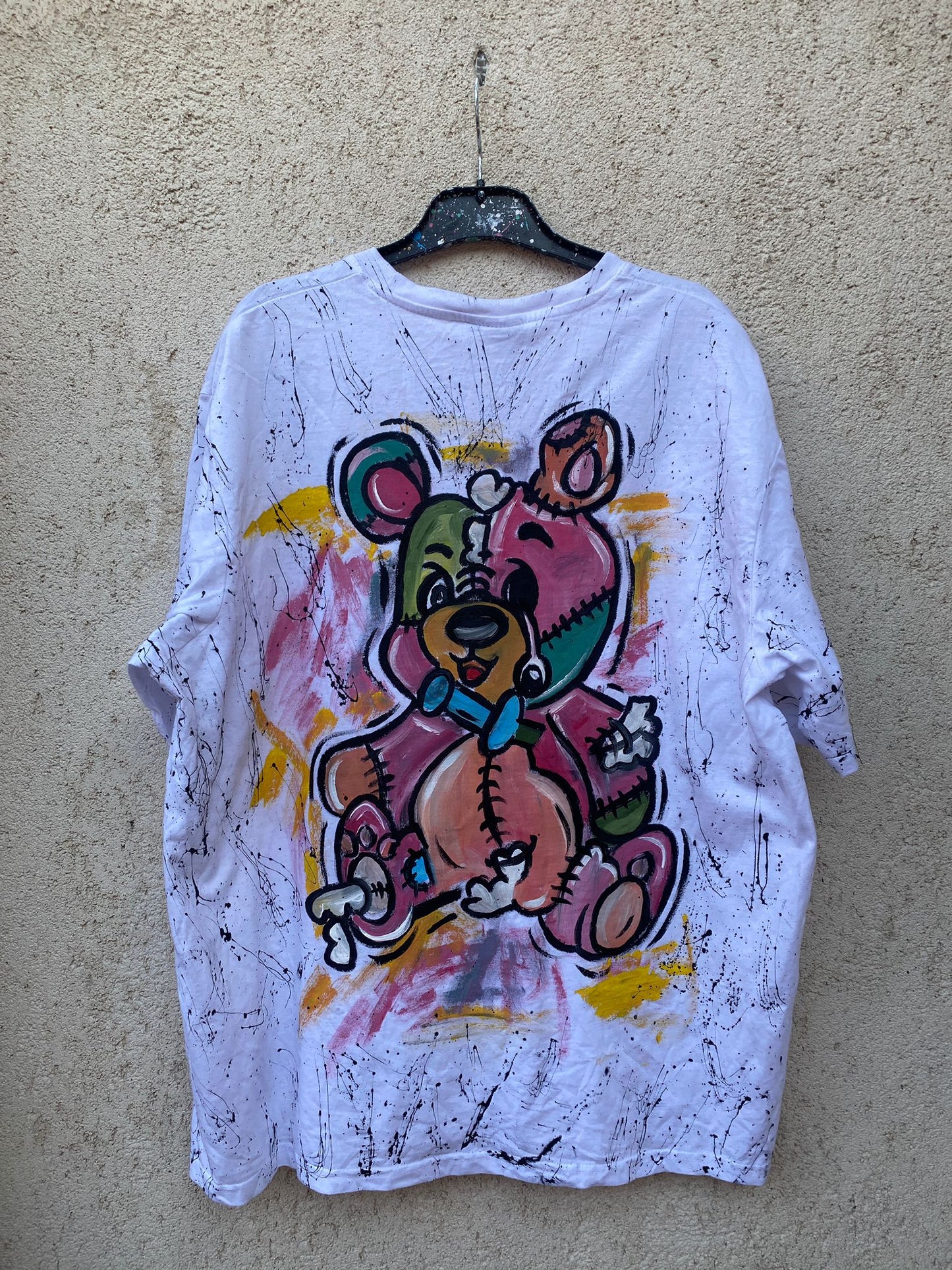Teddy Bear t shirt Handpainted