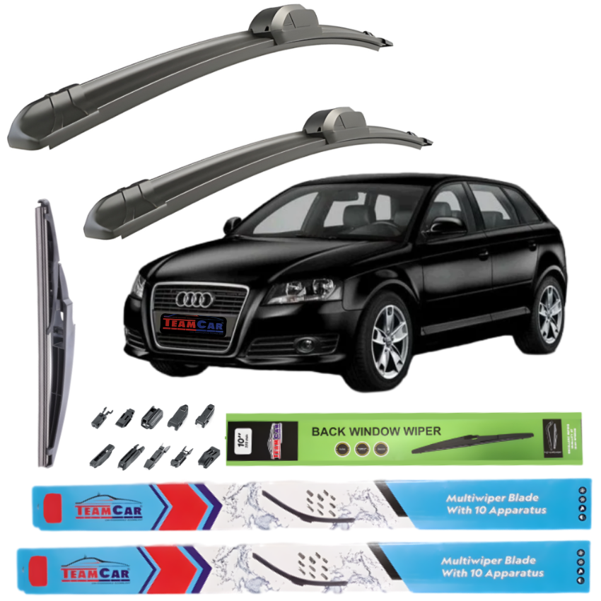 Ștergătoare TeamCar® Audi A3 8P Sportback (2003-2012) – Set Complet