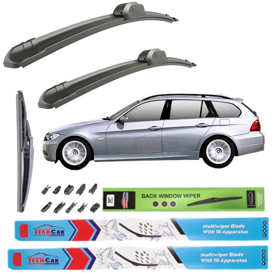 Ștergătoare TeamCar® BMW Seria 3 E91 Touring (2005–2012) – Set Complet
