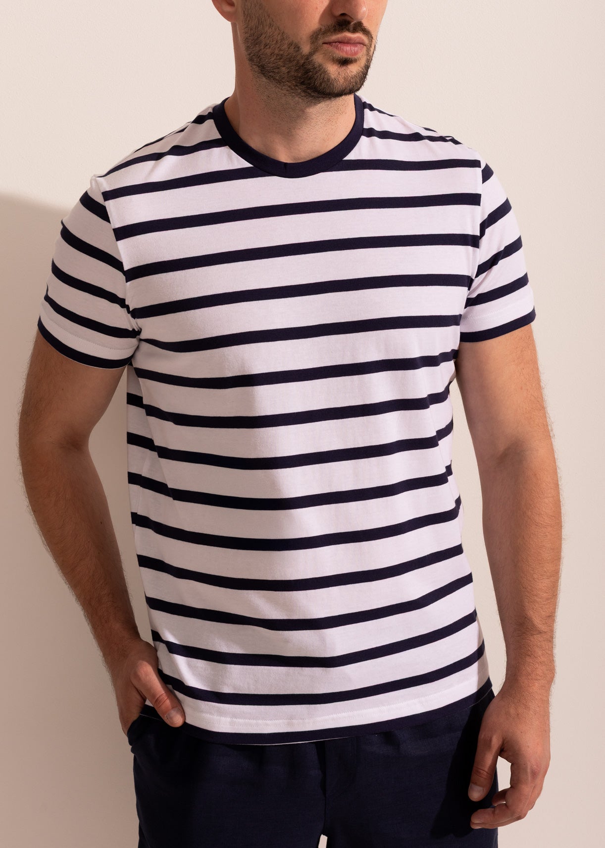 Tricou Bărbați Simple Stripe