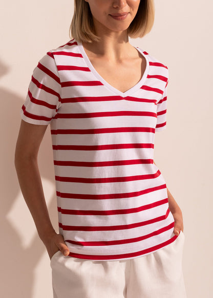 Tricou Damă Simple Stripe
