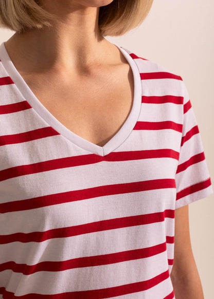Tricou Damă Simple Stripe