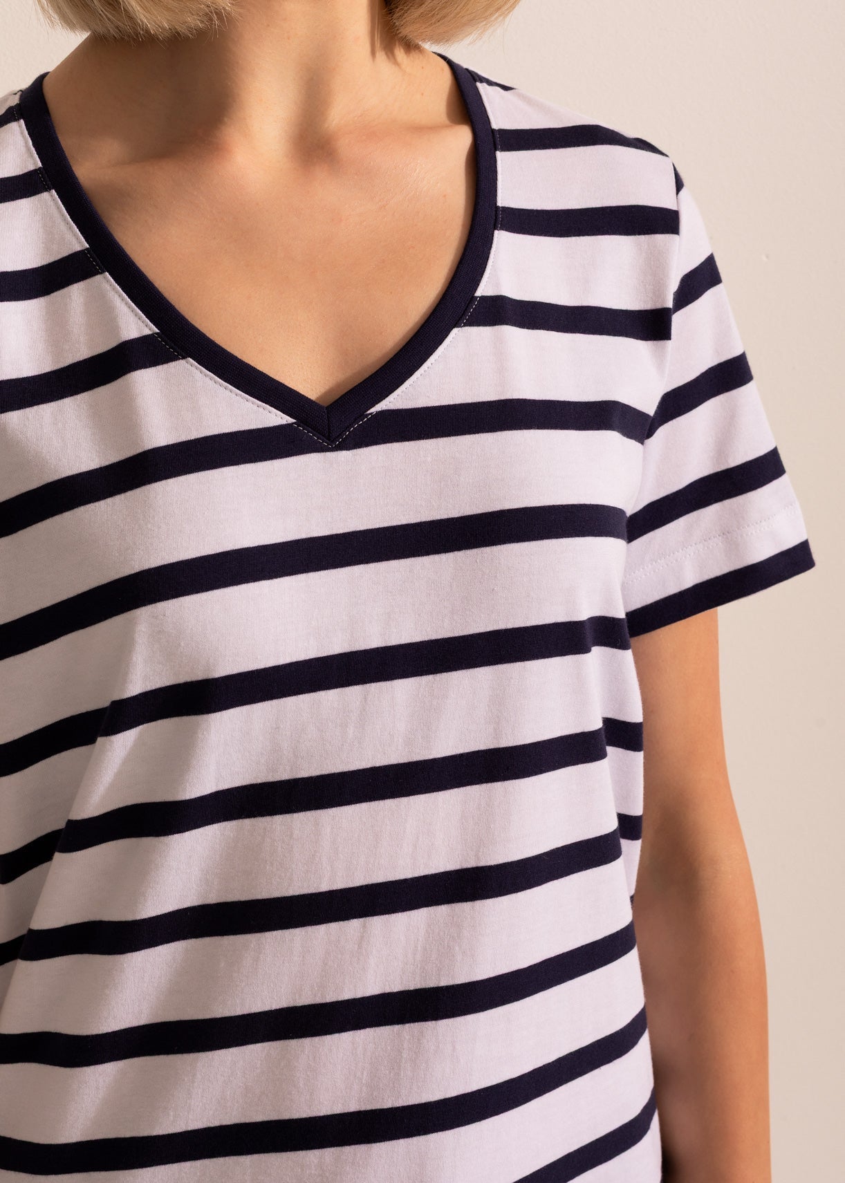 Tricou Damă Simple Stripe