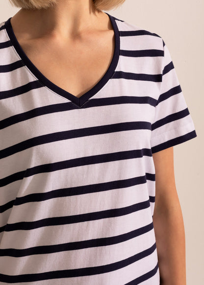 Tricou Damă Simple Stripe