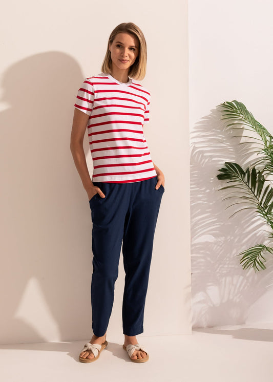 Tricou Damă Simple Stripe