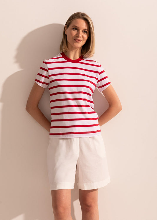 Tricou Damă Simple Stripe