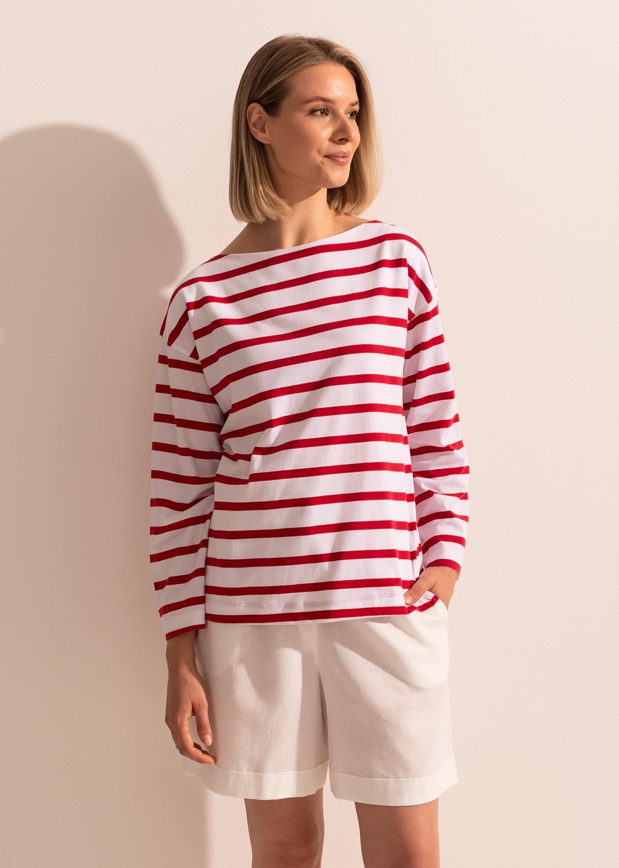 Tricou Damă Simple Stripe