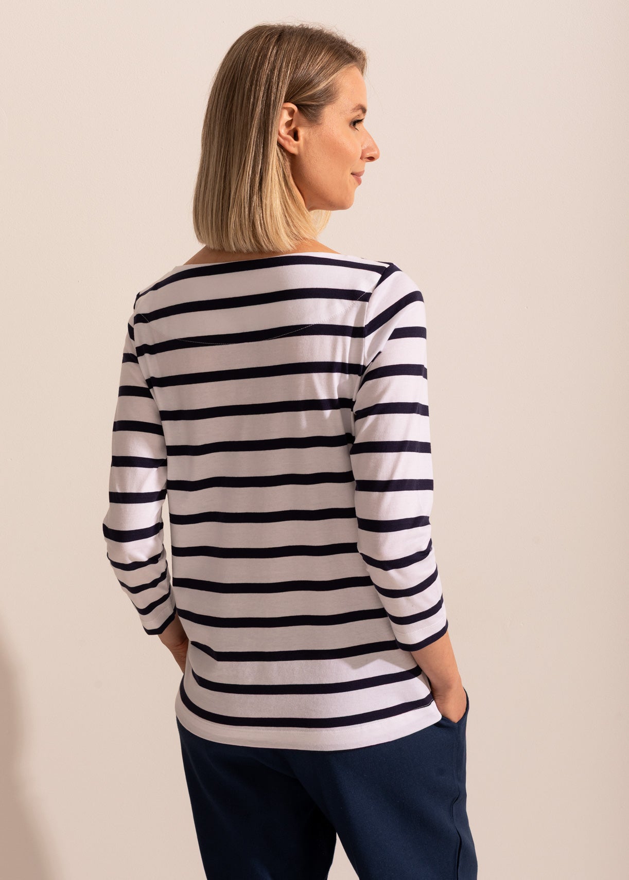 Tricou Damă Simple Stripe