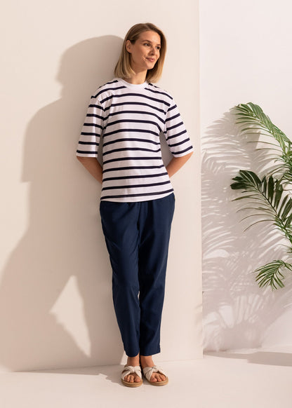 Tricou Damă Simple Stripe
