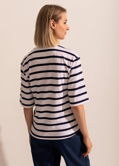 Tricou Damă Simple Stripe