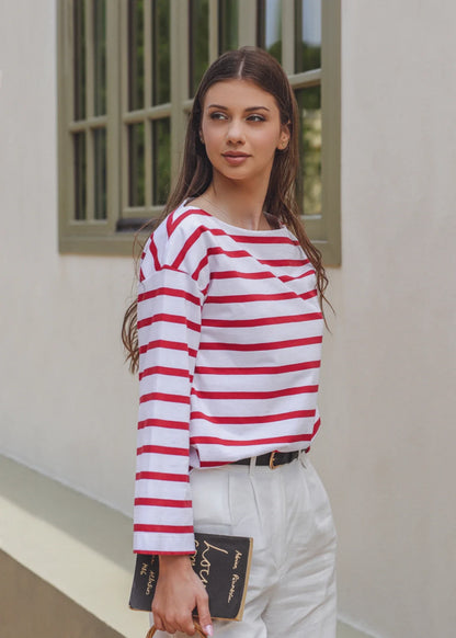Tricou Damă Simple Stripe