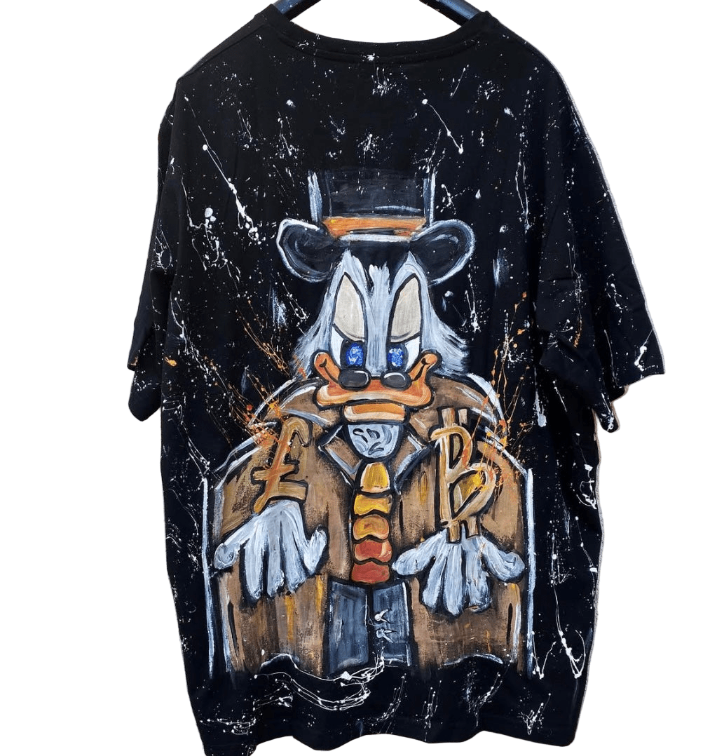 Tricou pictat manual