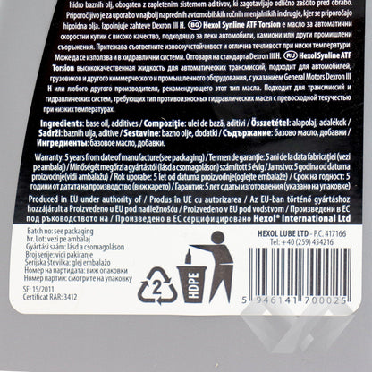 Ulei ATF Hexol Dexron III, 1L