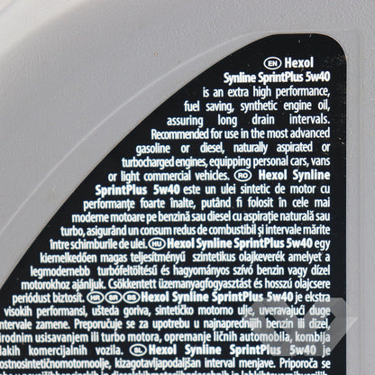 Ulei motor SAE 5W40 Hexol SprintPlus