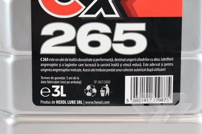 Ulei pentru cilindru CX 265 Hexol Valvolina