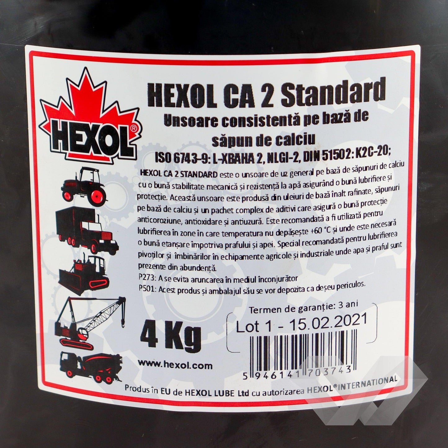 Vaselina CA2 Hexol, 4kg