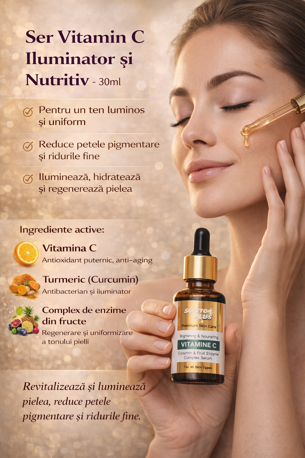 Ser Vitamin C Iluminator și Nutritiv - 30ml