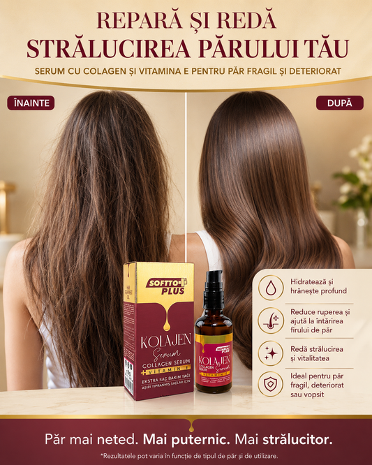 Ser de Păr cu Colagen – Păr Sănătos și Strălucitor