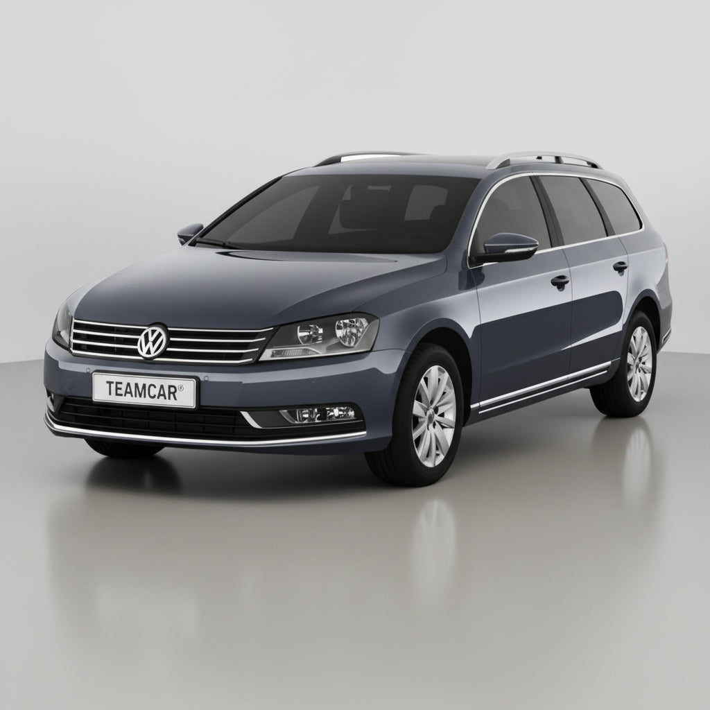 Volkswagen Passat B7 Variant Covorase Auto TeamCar® Tip Tavita Compatibile (2010–2014) Red