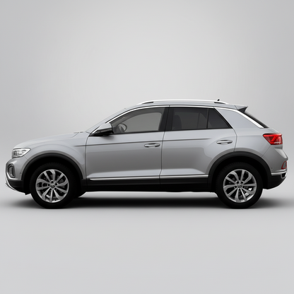 Covorașe Auto Tip Tăviță Compatibile Volkswagen T-Roc I (2017-2021) - Silver