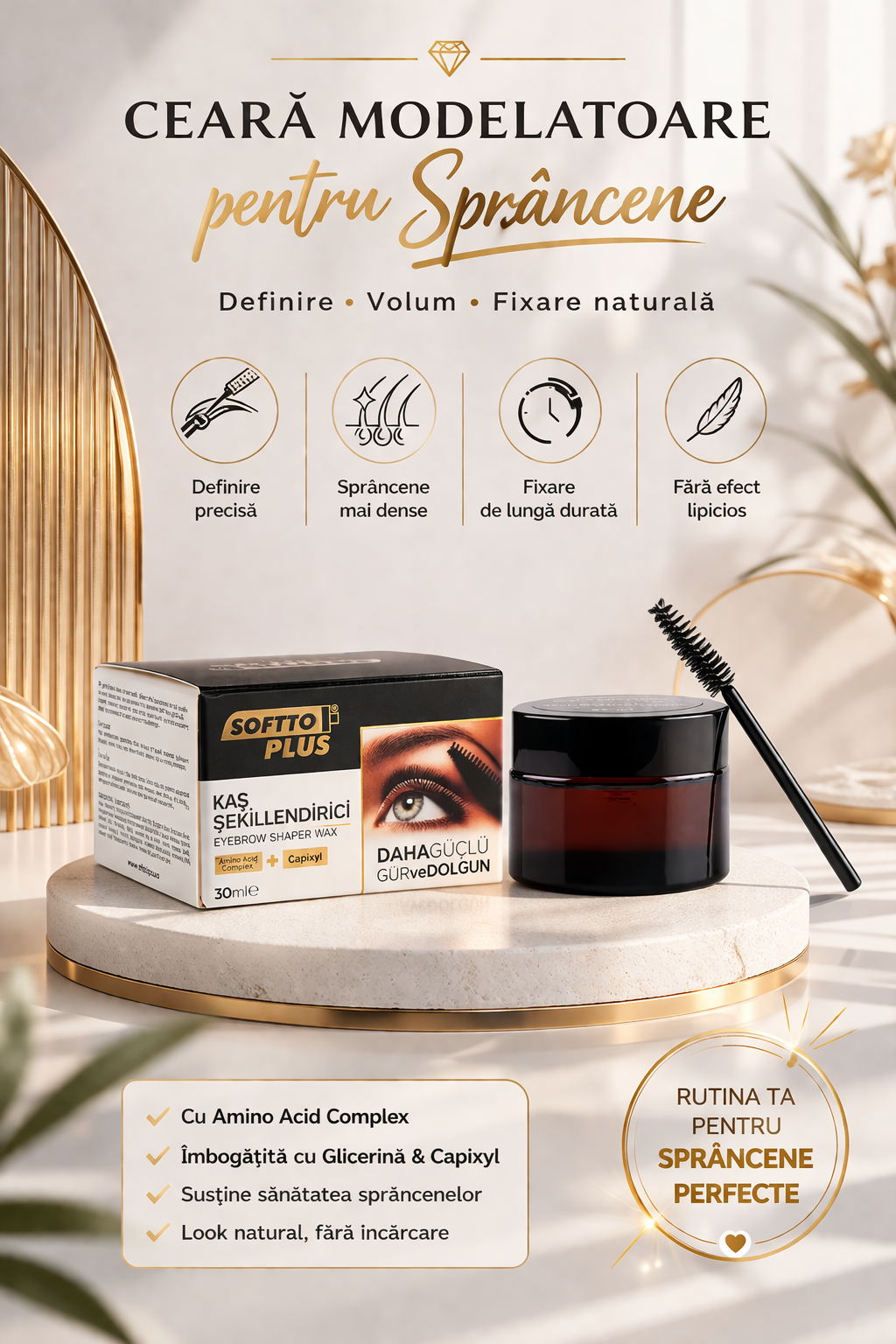 Ceară Modelatoare pentru Sprâncene